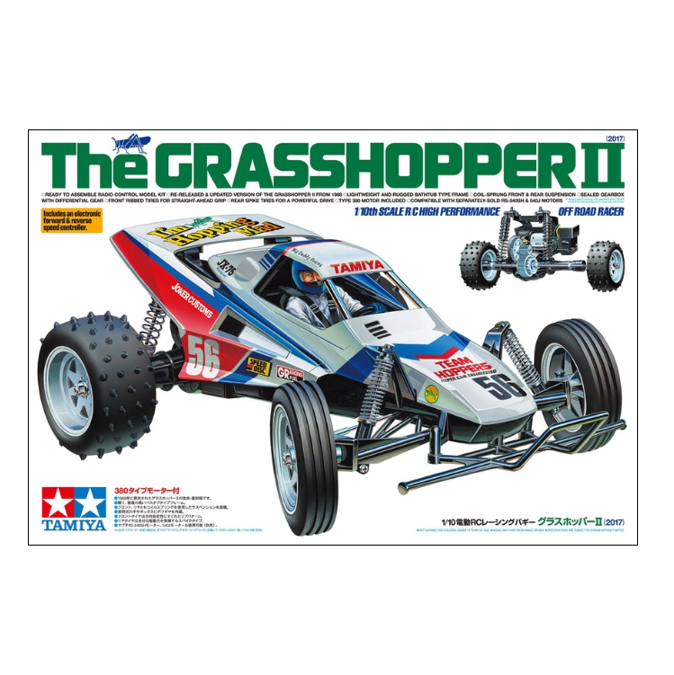 TAMIYA THE GRASSHOPPER II (2017) NO ESC Kit 1:10 - 58643A