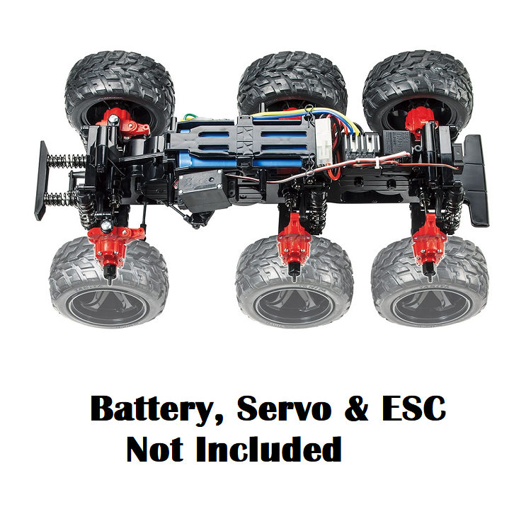 TAMIYA DYNAHEAD 6X6 CRAWLER G6-01TR Kit 1:18 - 58660