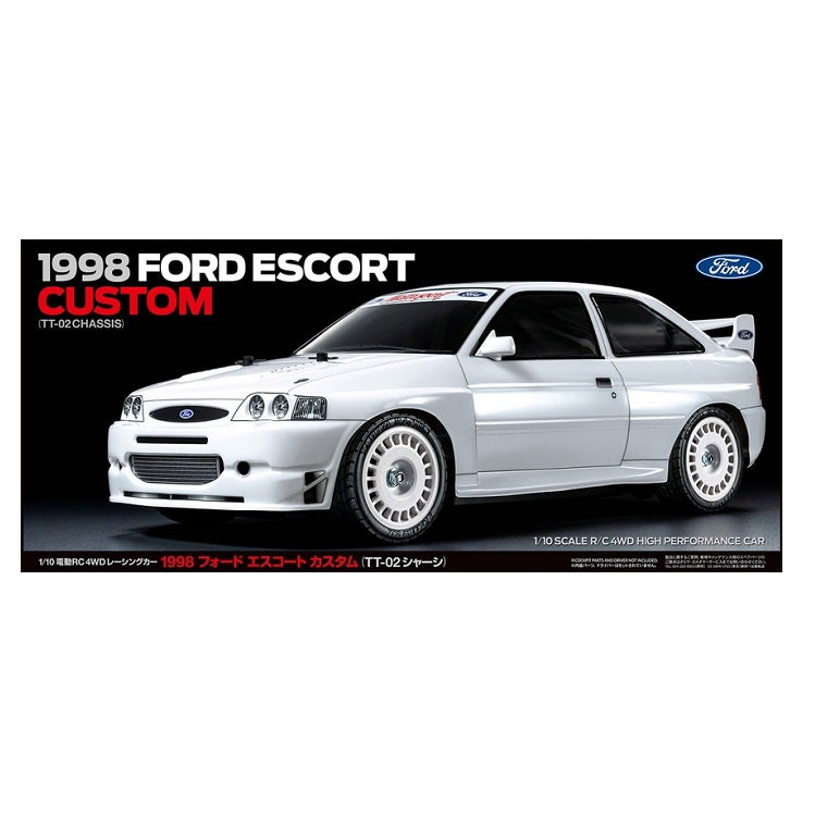 TAMIYA 1998 FORD ESCORT CUSTOM TT-02 Kit 1:10 - 58691