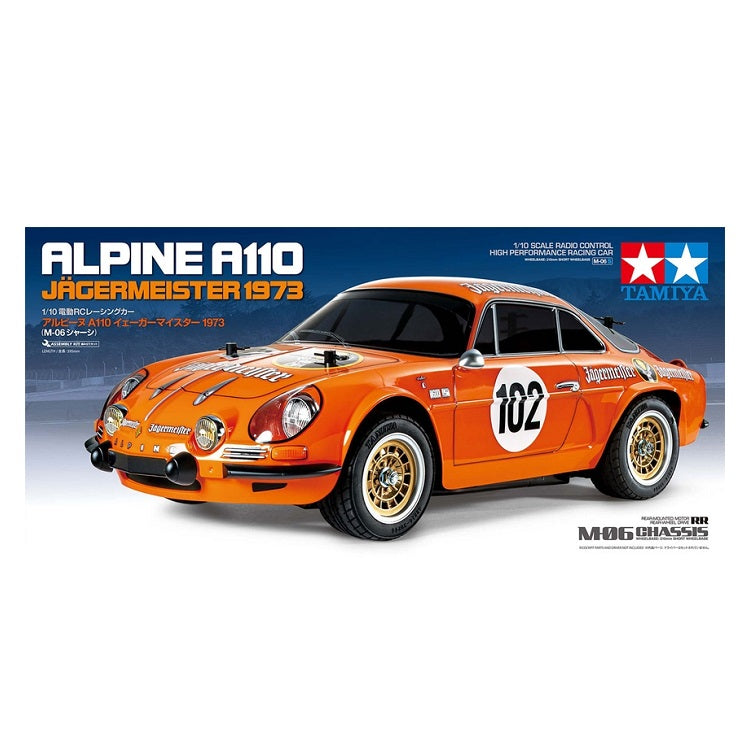 TAMIYA ALPINE A110 Jaegermeister M-06 NO ESC Kit 1:10 - 58708A