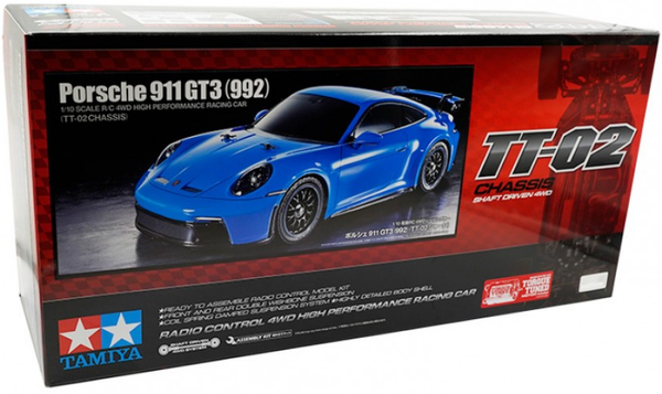 TAMIYA Porsche 911 GT3 (992) TT-02 1:10 Kit NO ESC - 58712A