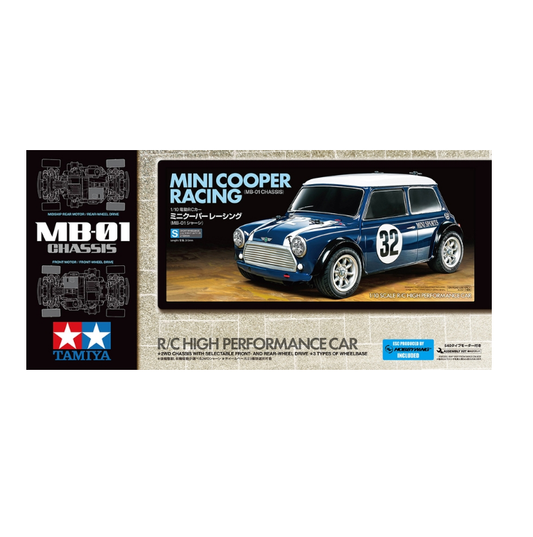 TAMIYA Mini Cooper Racing MB-01 Kit 1:10 - 58747