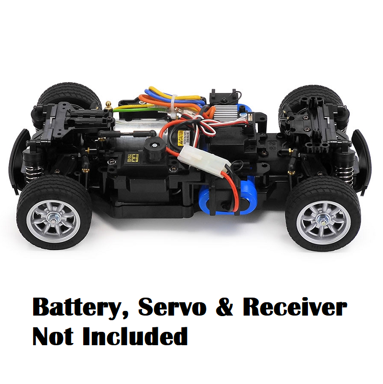 TAMIYA Mini Cooper Racing MB-01 Kit 1:10 chassis detail - 58747