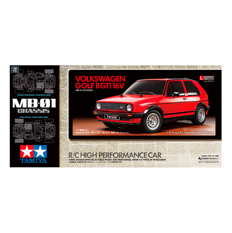 TAMIYA VW Golf MkII GTI 16V MB-01 Kit 1:10 - 58748