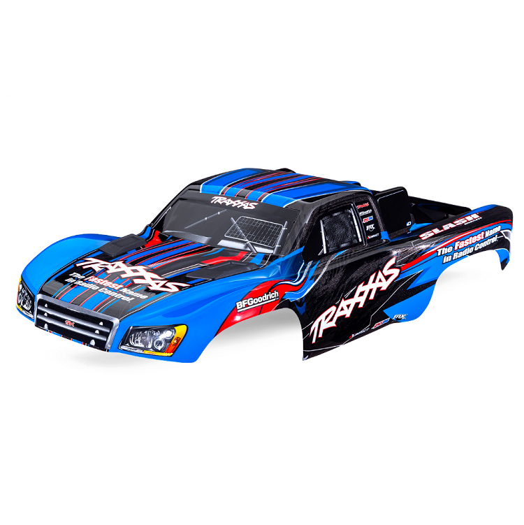 TRAXXAS Blue Clipless Body Shell suit Slash - 5924-BLUE