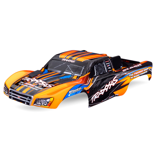 TRAXXAS Orange Clipless Body Shell suit Slash - 5924-ORNG