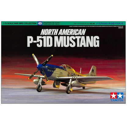 TAMIYA North American P-51D Mustang 1:72 - 60749