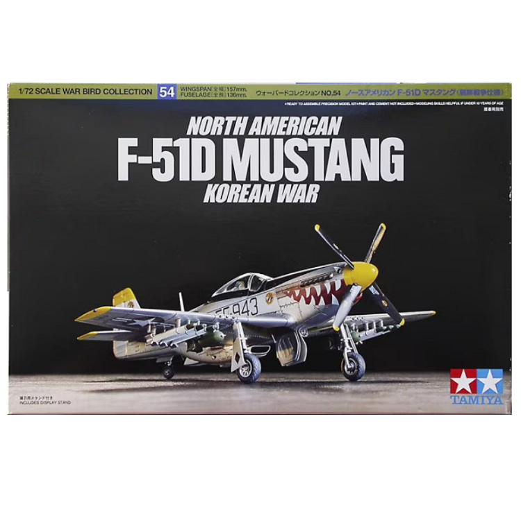 TAMIYA North American F-51D Mustang Korea 1:72 - 60754