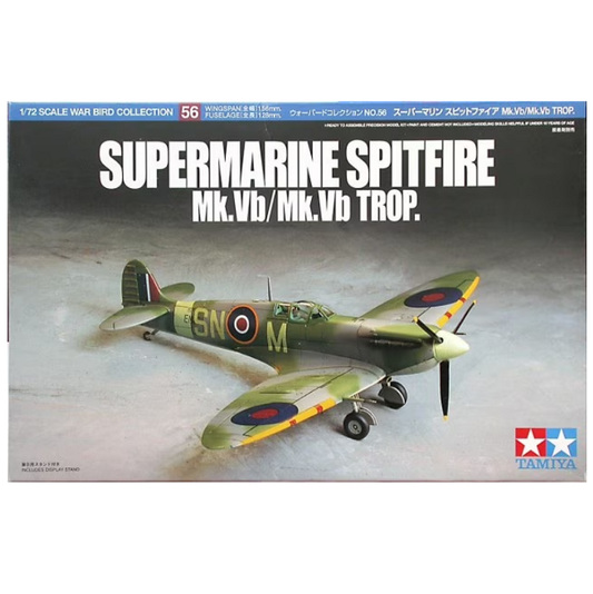 TAMIYA Supermarine Spitfire Mk.VB/ Mk.VB Trop 1:72 - 60756