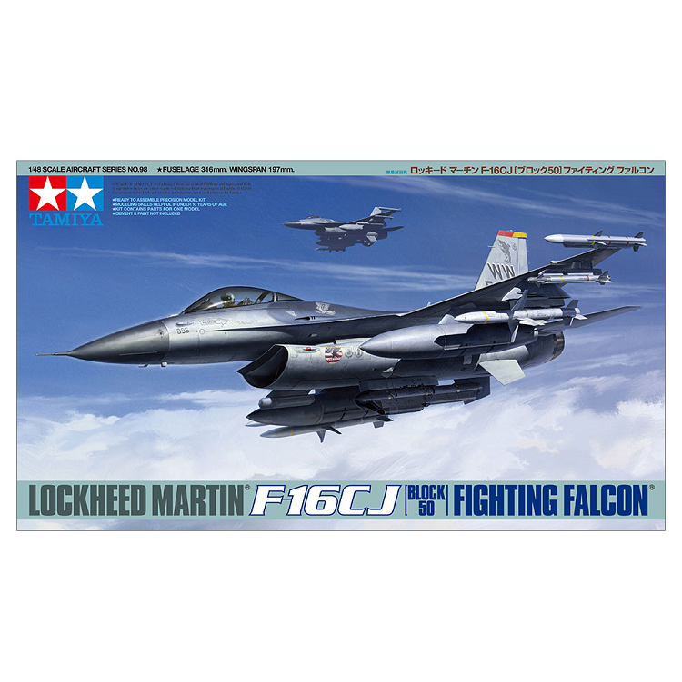 TAMIYA Lockheed Martin F-16CJ Block 50 Fighting Falcon 1:48 - 61098