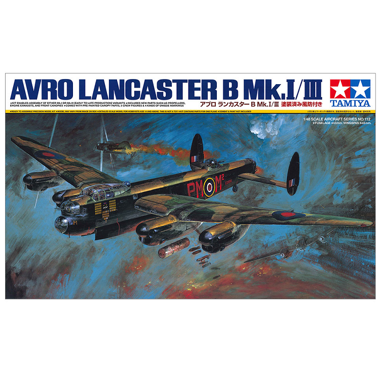 TAMIYA Avro Lancaster B Mk.I/III 1:48 - 61112