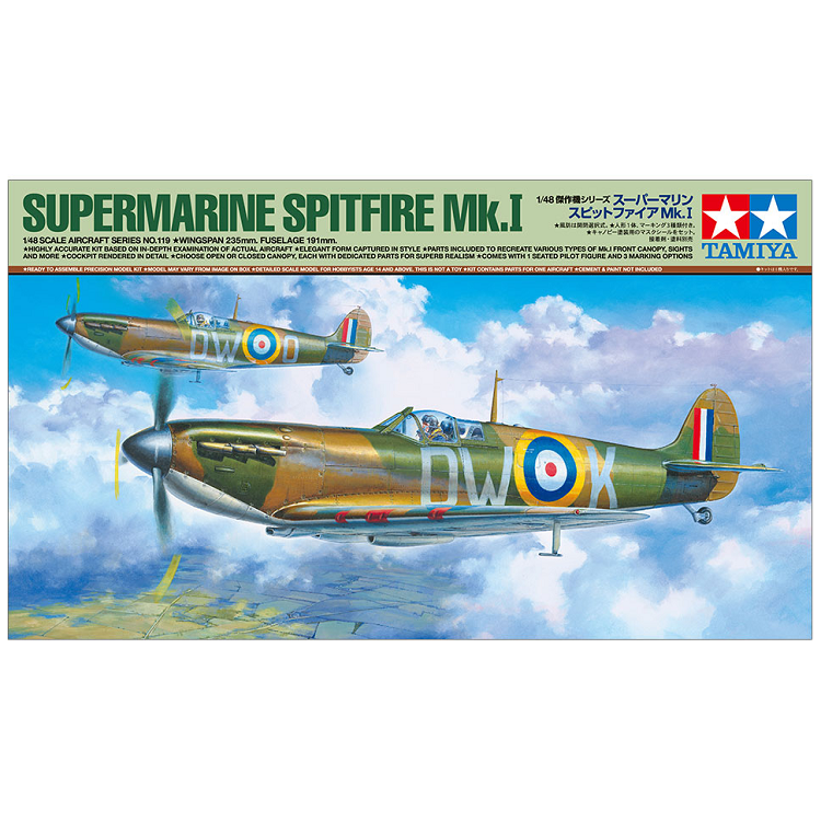 TAMIYA Supermarine Spitfire Mk.1 1:48 - 61119