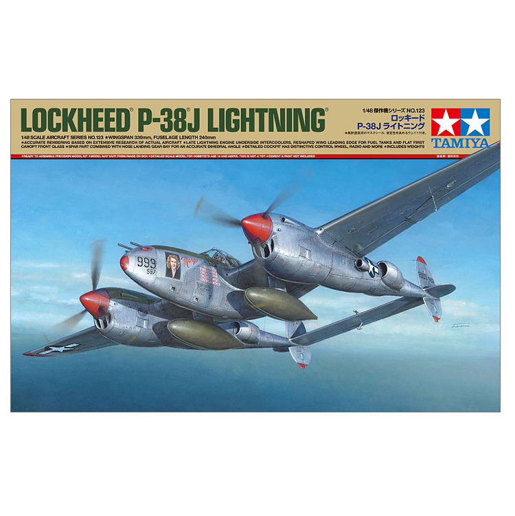TAMIYA Lockheed P-38J Lightning 1:48 - 61123