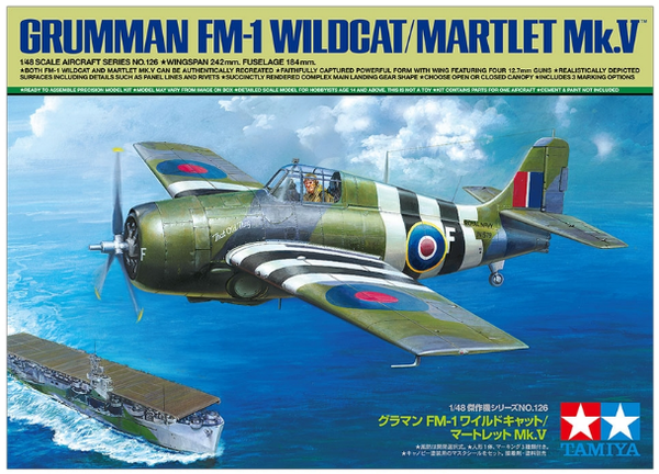 TAMIYA Grumman FM-1 Wildcat/Martlet Mk. V 1:48 - 61126