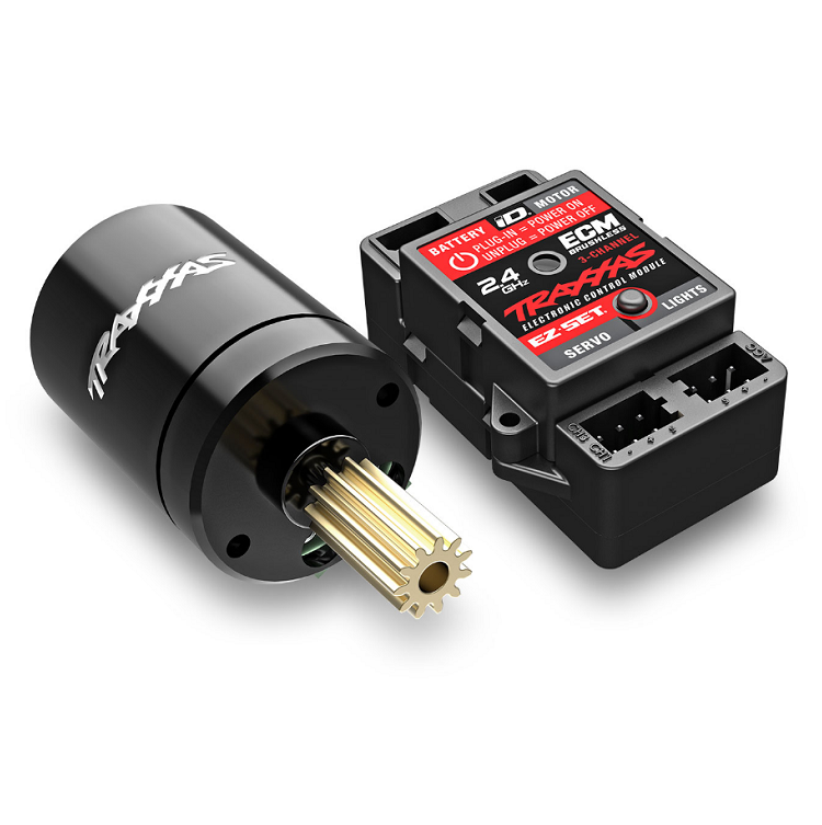 TRAXXAS 1:18 3350kv Brushless Motor & ECM suit TRX-4M - 6250