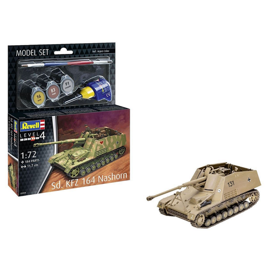 REVELL Sd.Kfz.164 Nashorn Starter Set 1:72 - 63358