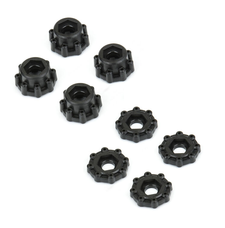 PROLINE Replacement 8x32 to 17mm Zero & 1/2" Offset Hex Adapters 8pcs - PRO634500