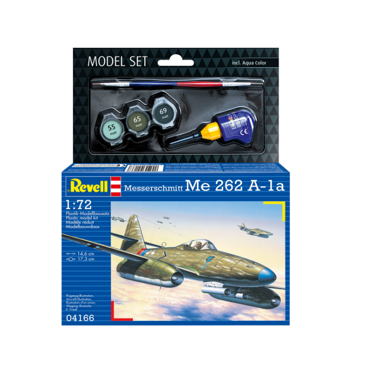 REVELL Messerschmitt ME 262 A1A  Starter Kit 1:72 - 64166
