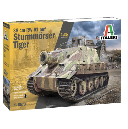 ITALERI 38cm RW 61 Auf Sturmmorser Tiger 1:35 - 6573S