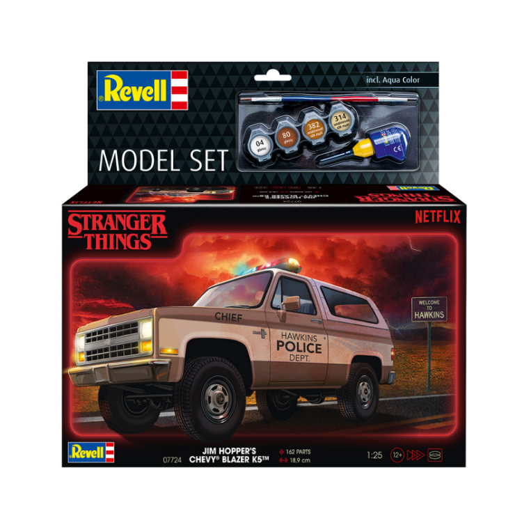 REVELL 1985 Chevrolet K5 Blazer Stranger Things Starter Kit 1:25 - 67724