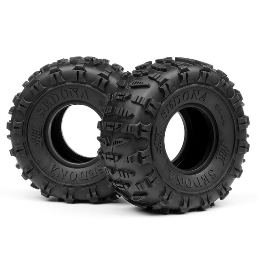 HPI Sedona 2.2in Rock Crawler Tyres White Dot 2pcs - HPI-67918