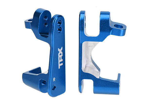TRAXXAS Caster Blocks/ C-Hubs Blue Aluminium L&R - 6832X