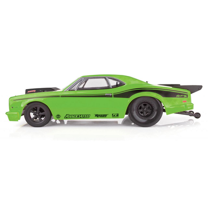 TEAM ASSOC. DR10 Green Drag Race Car w/ XP120 2.4Ghz Radio, 3300kv Brushless Motor & DVC - ASS70026