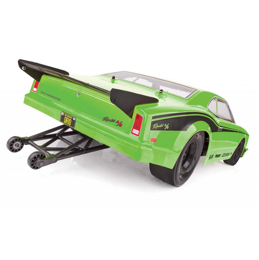 TEAM ASSOC. DR10 Green Drag Race Car w/ XP120 2.4Ghz Radio, 3300kv Brushless Motor & DVC - ASS70026