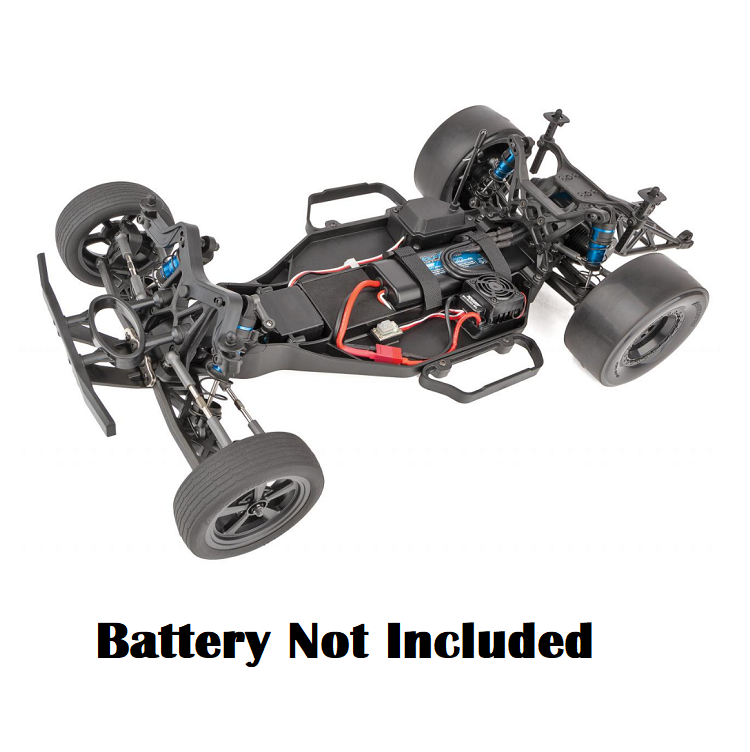 TEAM ASSOC. DR10 Green Drag Race Car w/ XP120 2.4Ghz Radio, 3300kv Brushless Motor & DVC chassis detail - ASS70026