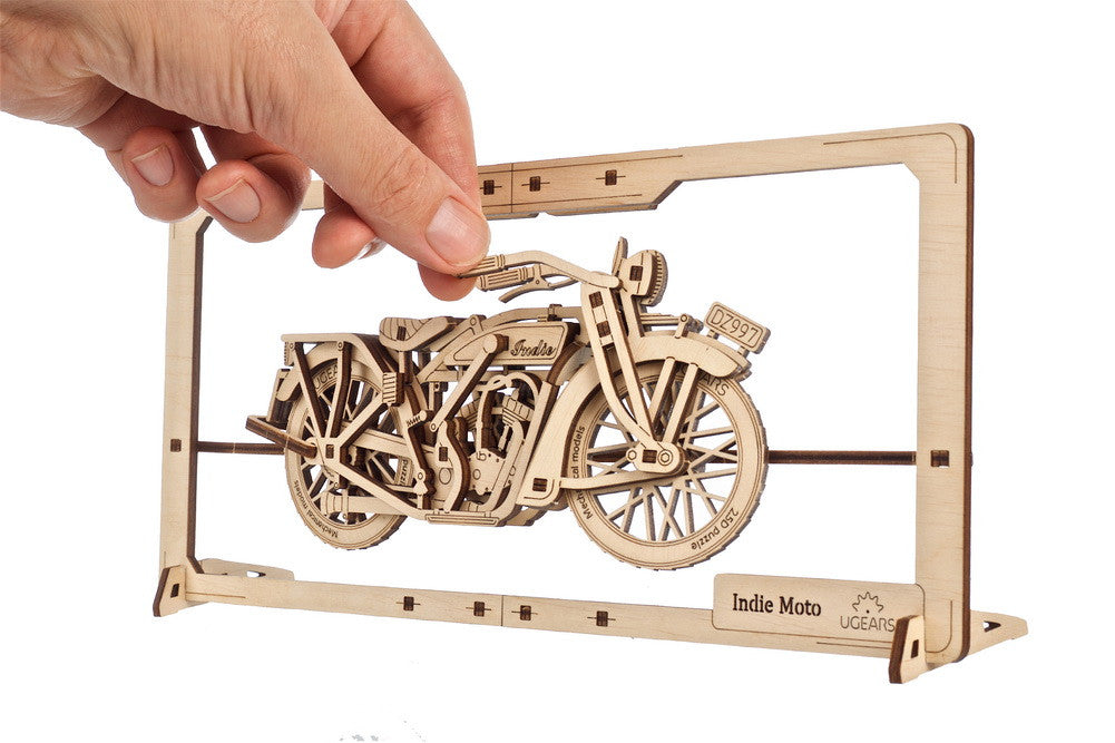 UGEARS Indie Moto 2.5D Puzzle - 70194