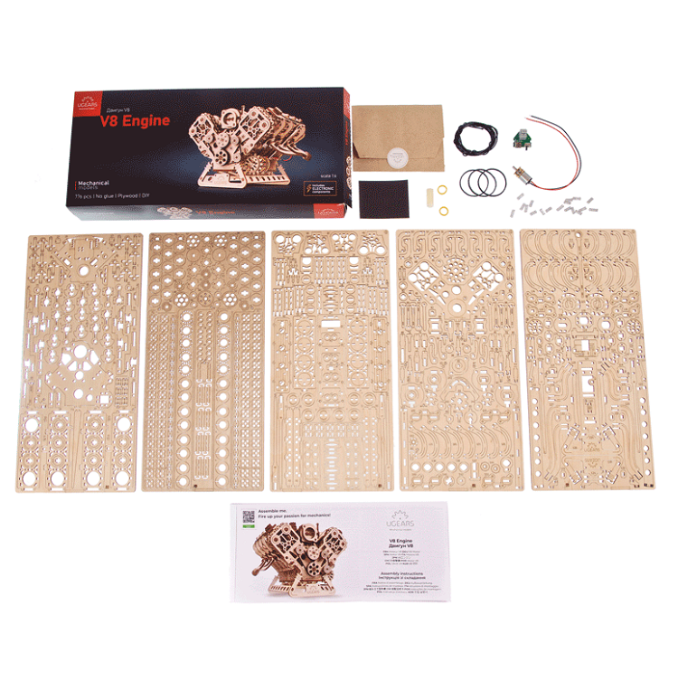 UGEARS V8 Engine - 70264
