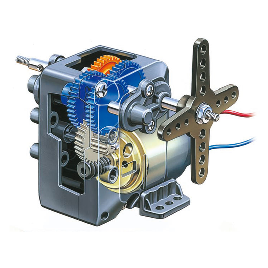 TAMIYA Technicraft 4-Speed Worm Gear Box Assembly Kit - 72008