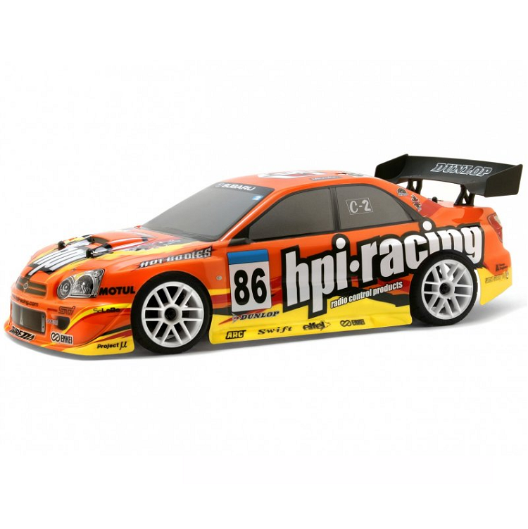 HPI 2004 Subaru Impreza Racing Clear 200mm Body Shell - HPI-7499