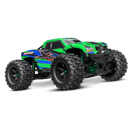 TRAXXAS X-MAXX Ultimate 8S Blue or Green Monster Truck w/ VXL-8S Brushless System - TRA-77097-4GRNX/BLUEX