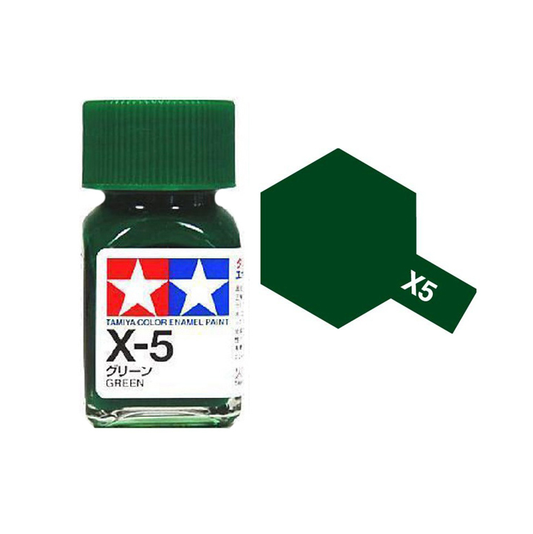 TAMIYA X-5 Green Enamel 10ml - 80005