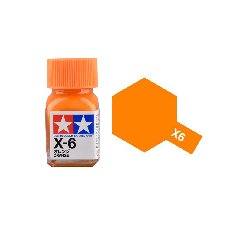 TAMIYA X-6 Orange Enamel 10ml - 80006