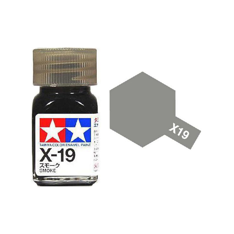 TAMIYA X-19 Smoke Enamel 10ml - 80019