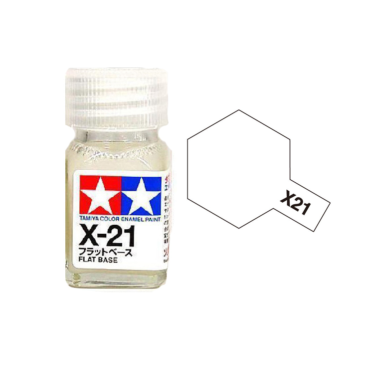TAMIYA X-21 Flat Base Enamel 10ml - 80021