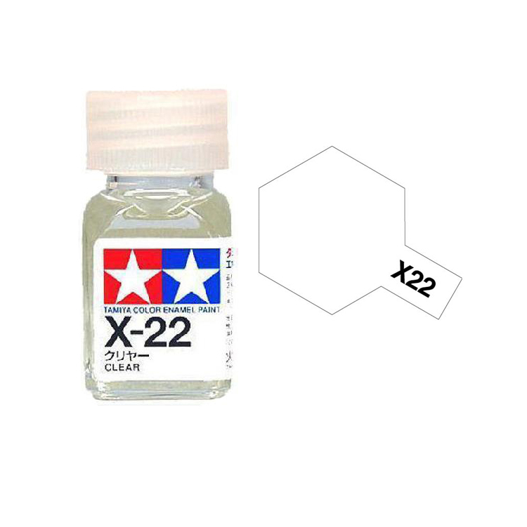 TAMIYA X-22 Gloss Clear Enamel 10ml - 80022