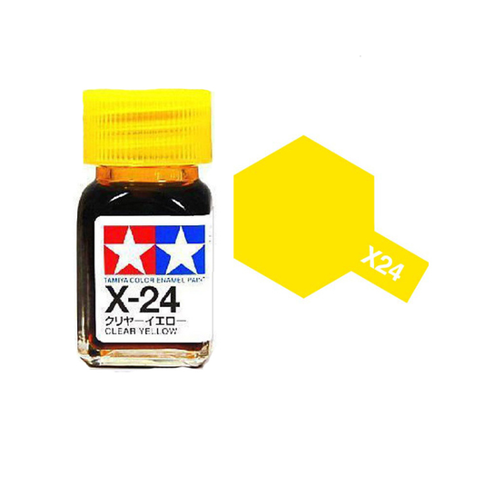 TAMIYA X-24 Clear Yellow Enamel 10ml - 80024
