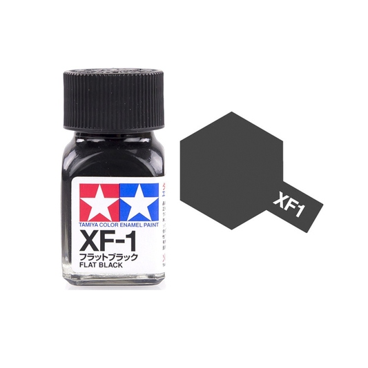 TAMIYA XF-1 Flat Black Enamel 10ml - 80301