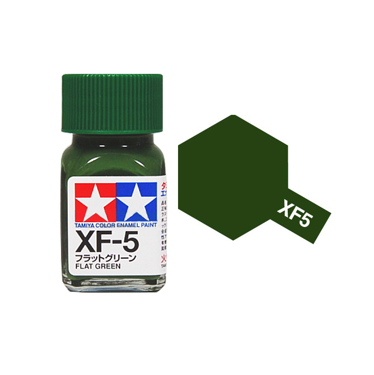 TAMIYA XF-5 Flat Green Enamel 10ml - 80305