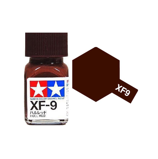TAMIYA XF-9 Hull Red Enamel 10ml - 80309