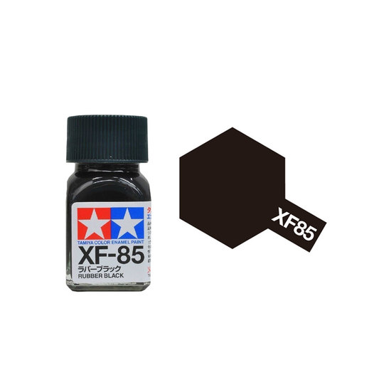 TAMIYA XF-85 Rubber Black Enamel 10ml - 80385