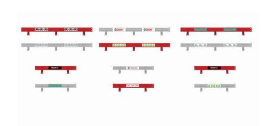 SCALEXTRIC Crash Barriers with Stickers 12pcs - C8191