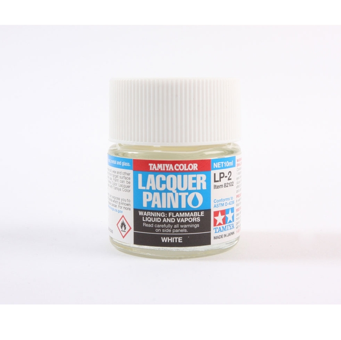 TAMIYA LP-2 White Gloss Lacquer 10ml - 82102