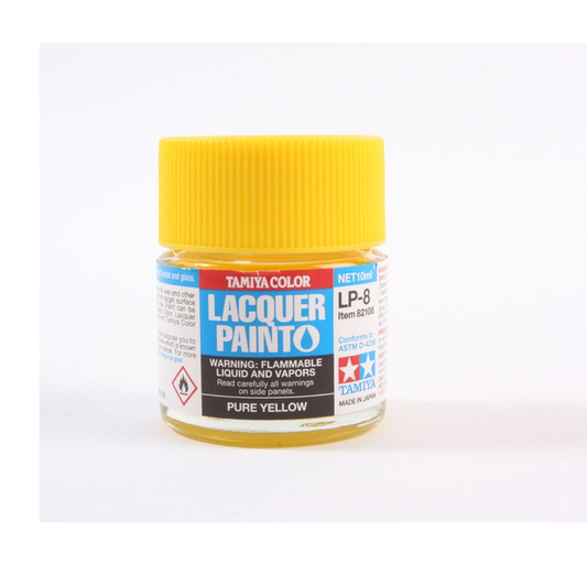 TAMIYA LP-8 Pure Yellow Lacquer 10ml - 82108