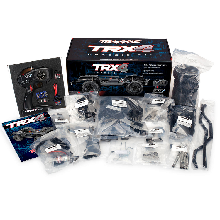 TRAXXAS TRX-4 Chassis Kit Clipless w/ TQi 2.4Ghz Radio, Brushed Motor, ESC & Servos - 82216-4