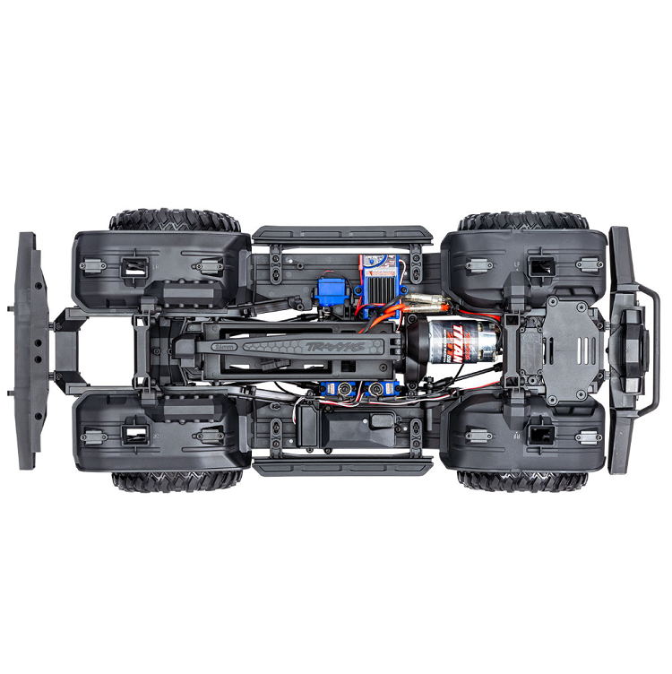 TRAXXAS TRX-4 Chassis Kit Clipless w/ TQi 2.4Ghz Radio, Brushed Motor, ESC & Servos - 82216-4
