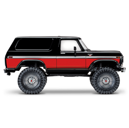 TRAXXAS TRX-4 1979 FORD BRONCO Red Clipless Body w/ TQi 2.4Ghz Radio - 82246-4RED